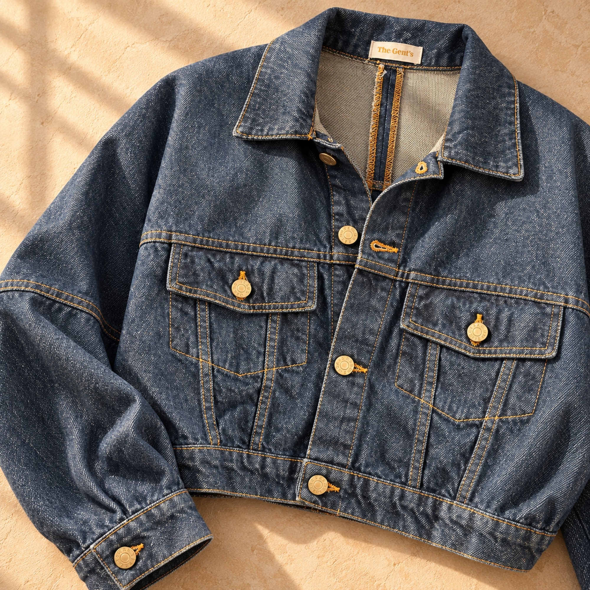 DENIM BOMBER JACKET